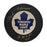 "Red" Horner Autographed Toronto Maple Leafs Hockey Puck (Logo Puck) - Pastime Sports & Games