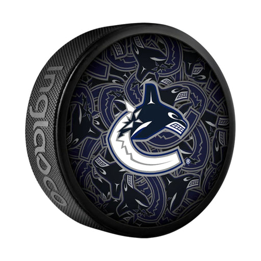 Vancouver Canucks Orca Clone Hockey Puck - Pastime Sports & Games