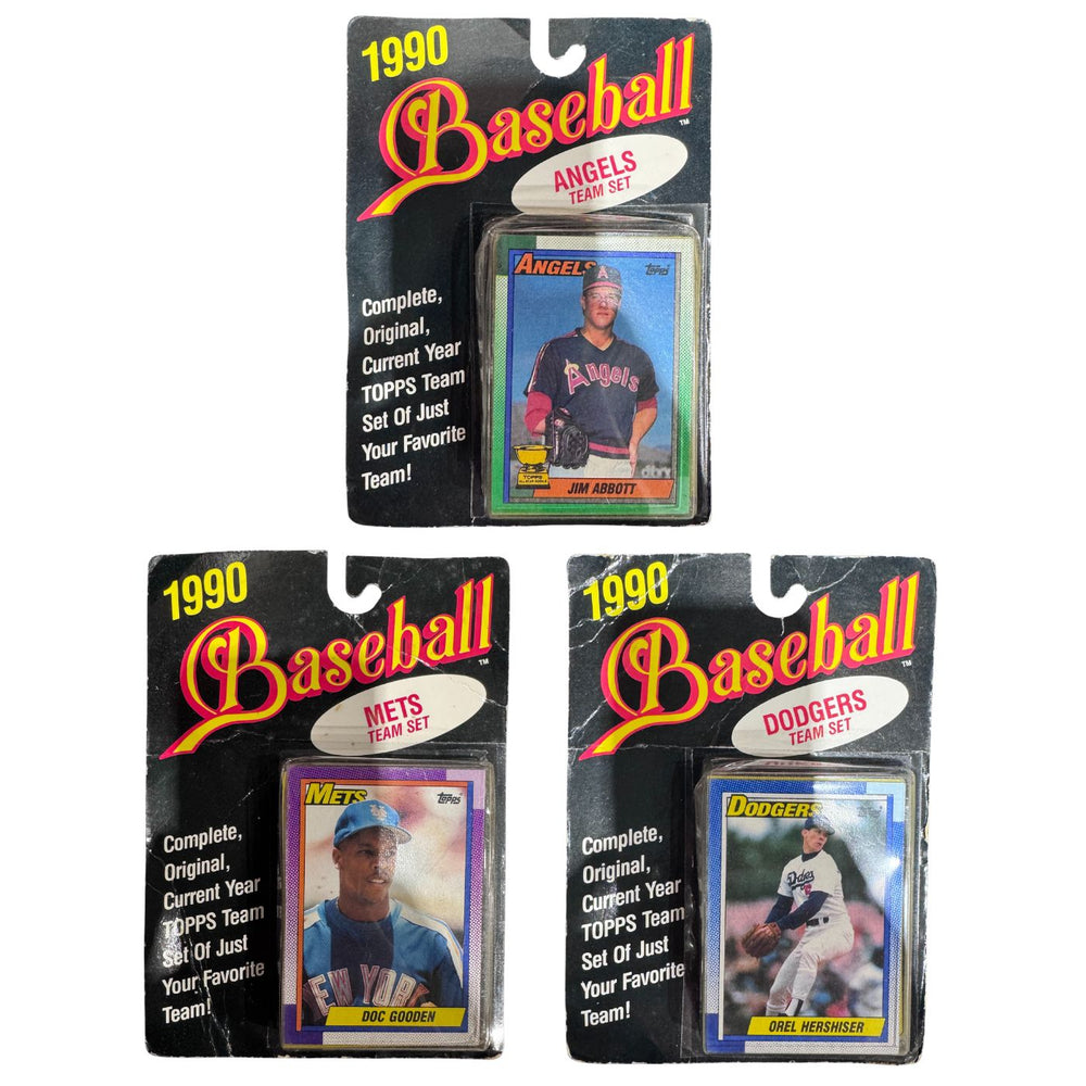 1990 Topps Baseball Team Sets - Pastime Sports & Games