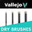 Vallejo Flat Natural Hair Dry Brushes - Pastime Sports & Games