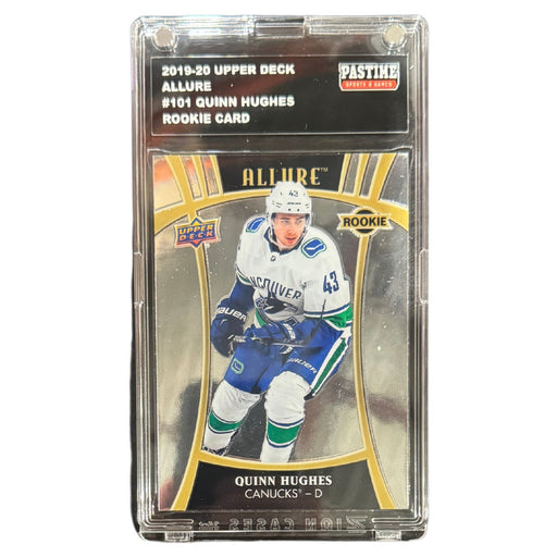Quinn Hughes 2019/20 Allure #101 Rookie Card Encased in Magpro - Pastime Sports & Games