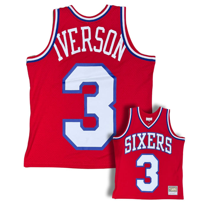 Philadelphia 76ers Allen Iverson 2002/03 Maxxout Basketball Jersey - Pastime Sports & Games