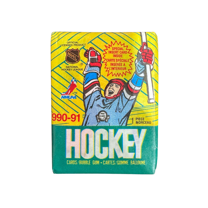 1990/91 O-Pee-Chee NHL Hockey Wax Box - Pastime Sports & Games