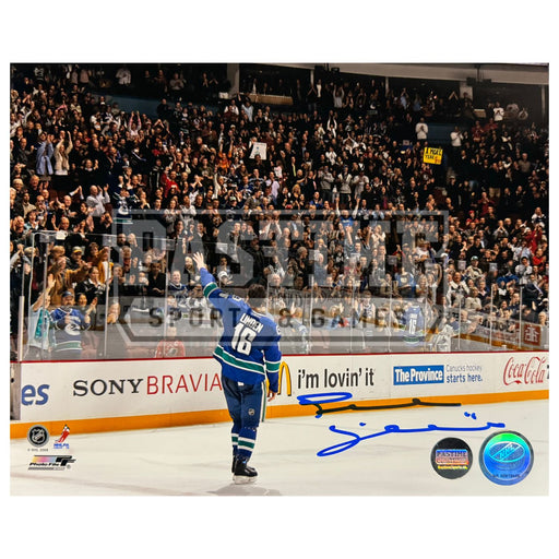 Trevor Linden Autographed Vancouver Canucks Photo (Waving Goodbye) - Pastime Sports & Games