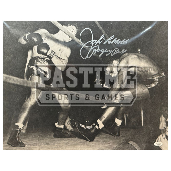 Jake LaMotta Autographed Boxing Photo - Pastime Sports & Games