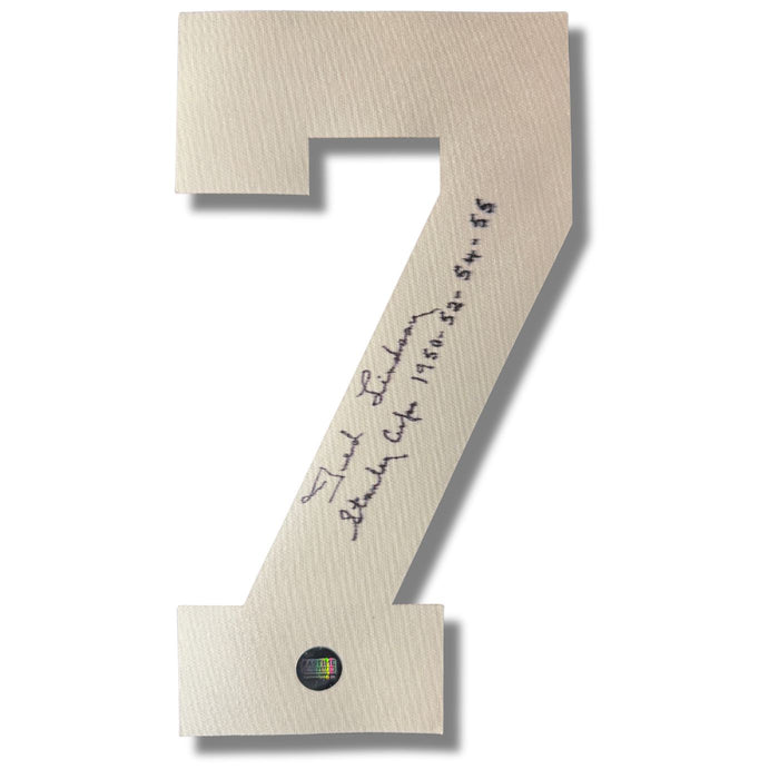 Ted Lindsay Autographed Hockey Jersey Numbers - Pastime Sports & Games