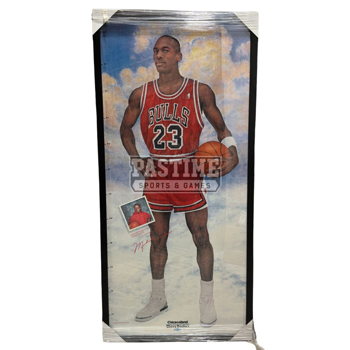 Michael Jordan 1988 Chicago Bulls Growth Chart Poster 76"x35" Chicagoland Chevy - Pastime Sports & Games