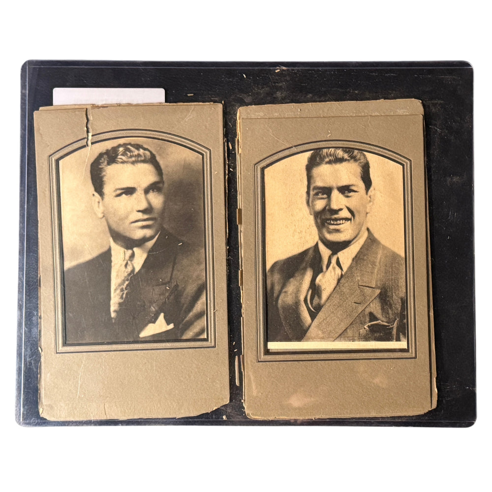 Gene Tunney Vs Jack Dempsey Fighting Souvenir Collector's Item