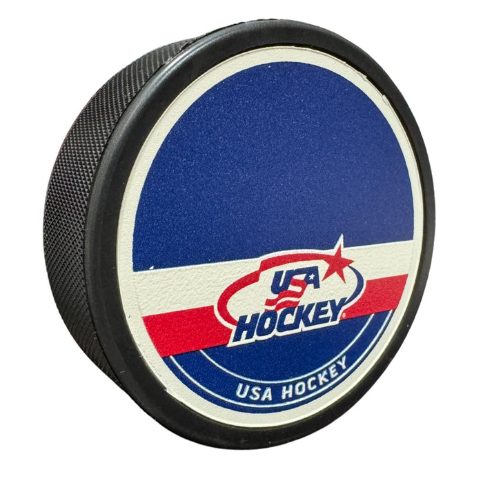 Team USA Textured Hockey Pucks (Autograph Puck) - Pastime Sports & Games