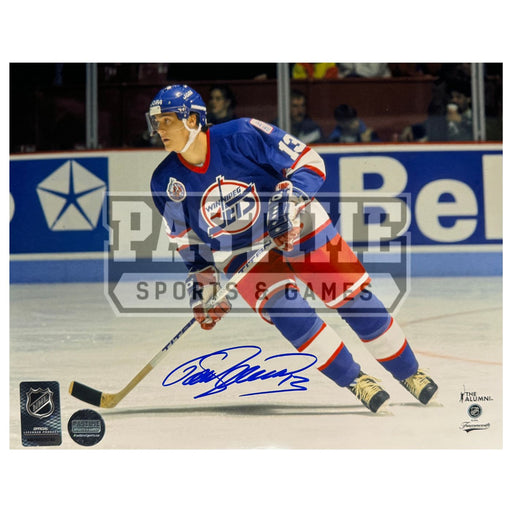 Teemu Selanne Autographed Winnipeg Jets Photo (Skating 1) - Pastime Sports & Games