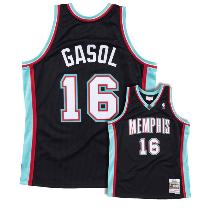 Memphis Grizzlies Pau Gasol Black 2001-02 Hardwood Classics Swingman Jersey - Pastime Sports & Games