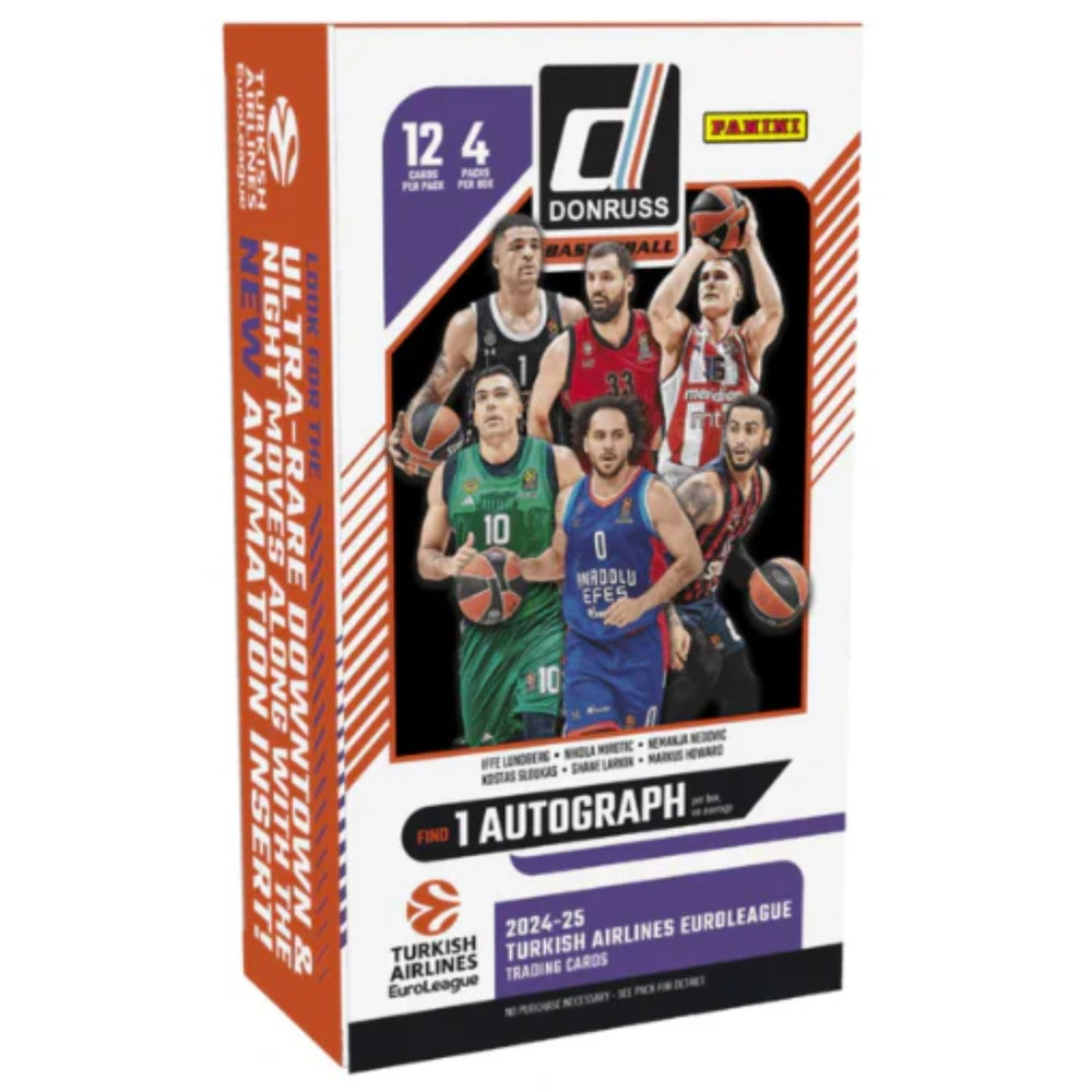 2024/25 Panini Donruss Euroleague Basketball Hobby Box - Pastime Sports & Games