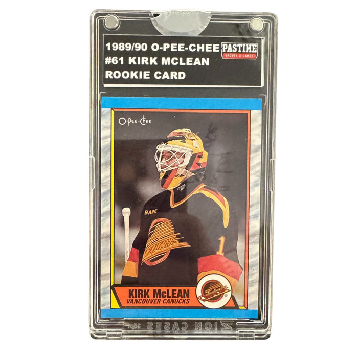 Kirk McLean 1989/90 O-Pee-Chee Rookie Card Encased in Slabmag