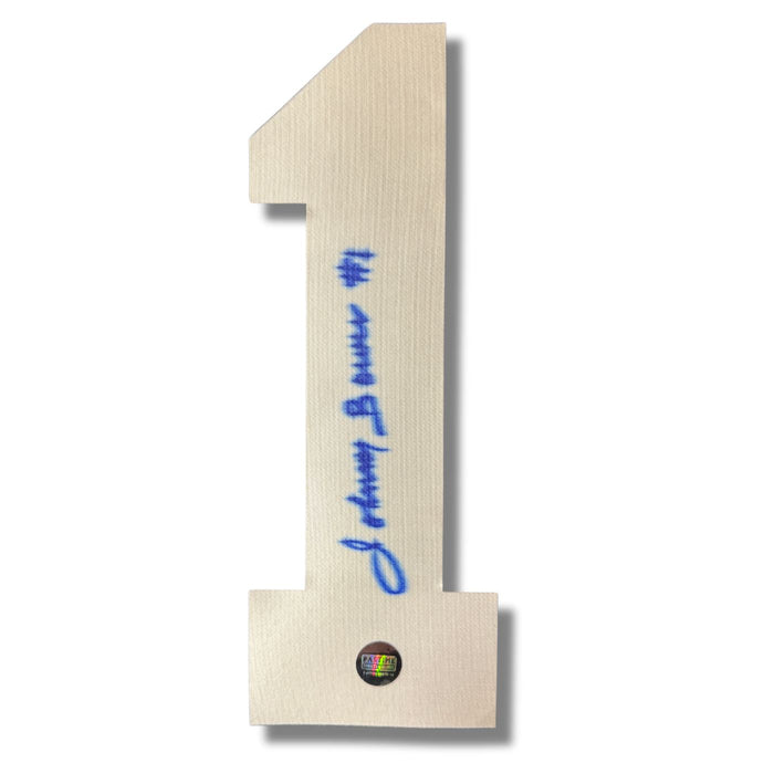 Johnny Bower Autographed Hockey Jersey Numbers - Pastime Sports & Games
