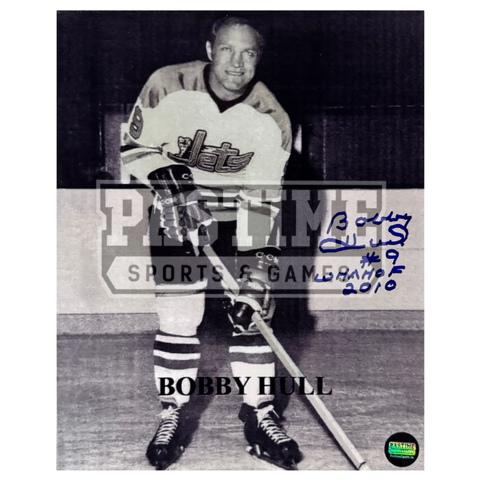 Bobby Hull Autographed Winnipeg Jets Photo (Posed) - Pastime Sports & Games
