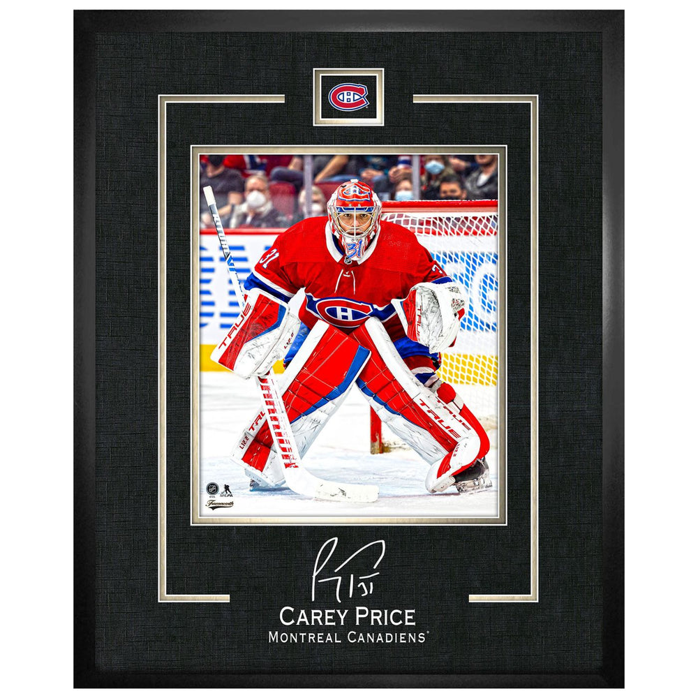 Carey Price 16X20 Montreal Canadiens Framed Replica Signature