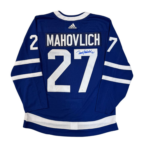 Frank Mahovlich Autographed Toronto Maple Leafs Adidas Hockey Jersey