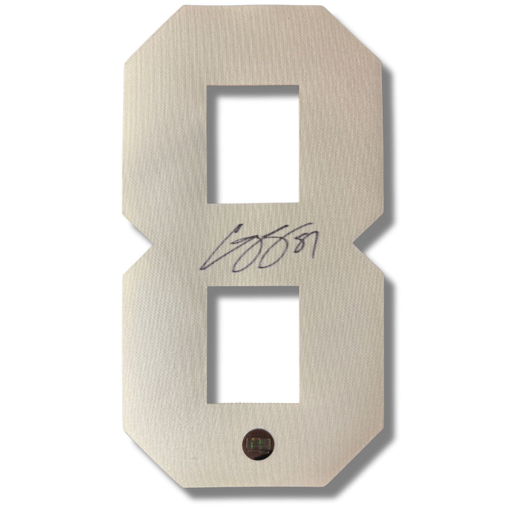 Geroy Simon Autographed Football Jersey Numbers - Pastime Sports & Games