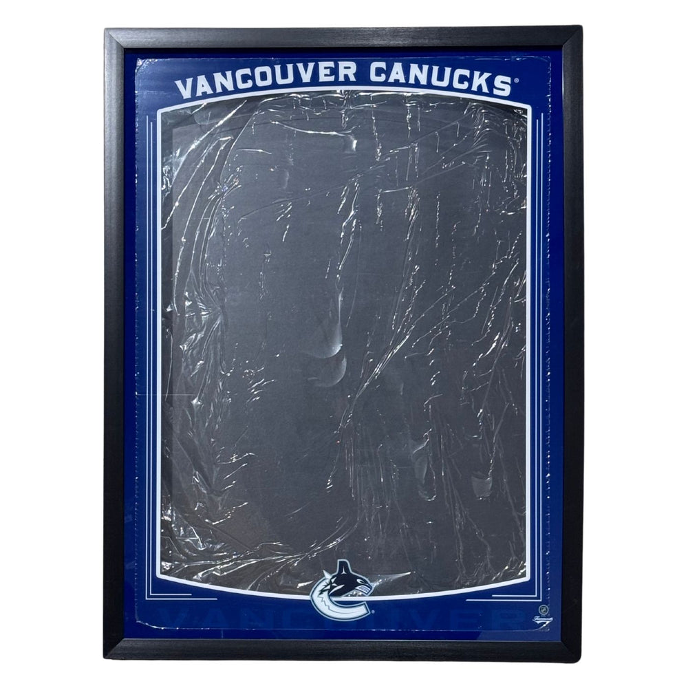 Vancouver Canucks Jersey Cabinet Frame With PhotoGlass