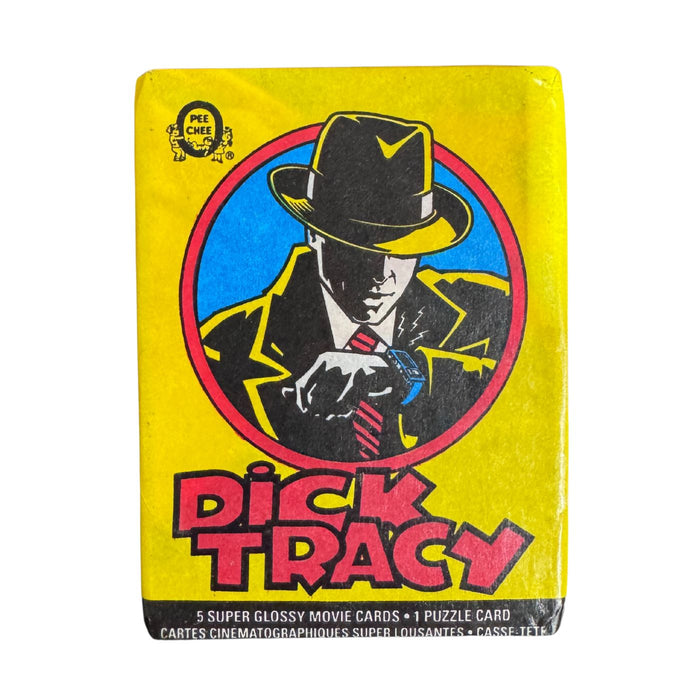 1990 O-Pee-Chee Dick Tracy Super Glossy Movie Card Stickers - Pastime Sports & Games