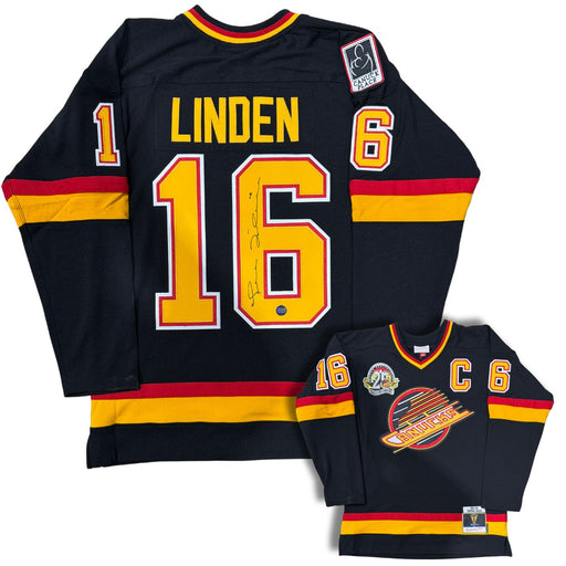 Trevor Linden Autographed Vancouver Canucks Mitchell & Ness 1994/95 Jersey