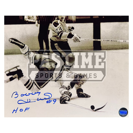 Bobby Hull Autographed Winnipeg Jets Photo (Hitting The Ice) - Pastime Sports & Games