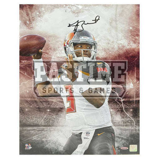 Jameis Winston Autographed Tampa Bay Buccaneers Football Photo - Pastime Sports & Games