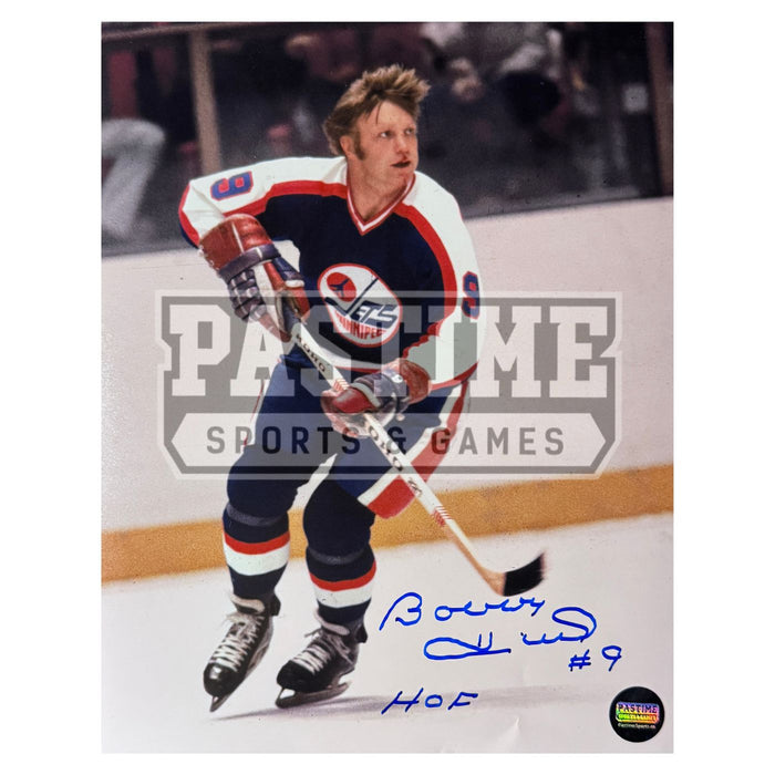 Bobby Hull Autographed Winnipeg Jets Photo (Skating By The Boards 2) - Pastime Sports & Games