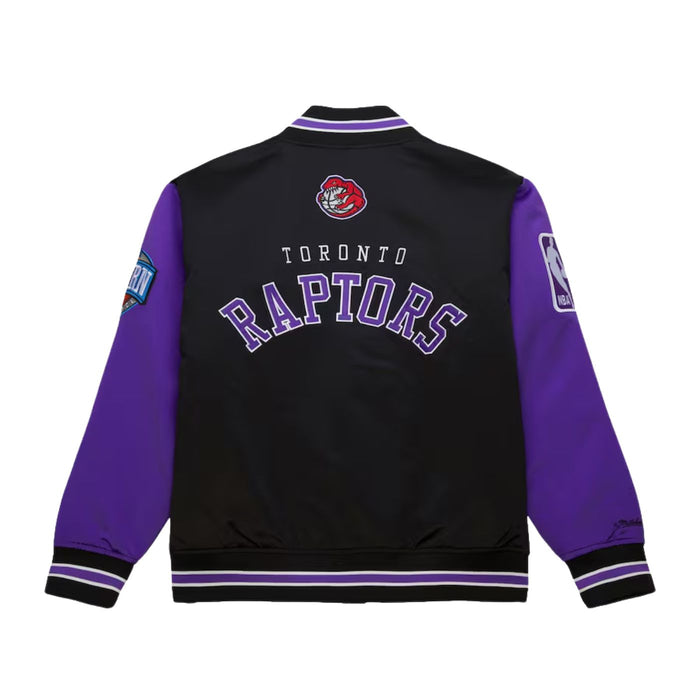 Toronto Raptors Hardwood Heavyweight Throwback Satin Jacket