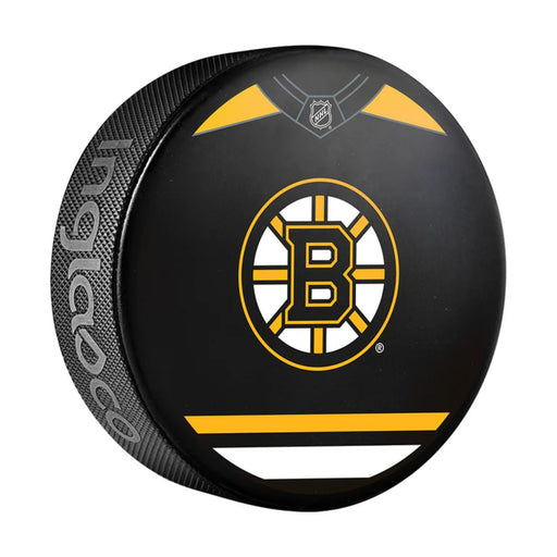 Boston Bruins Souvenir Hockey Puck (Jersey Design)