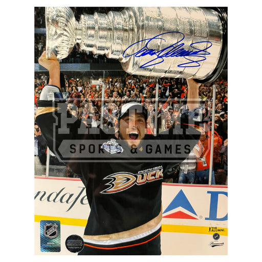 Teemu Selanne Autographed Anaheim Ducks Photo (Holding The Cup) - Pastime Sports & Games