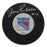 Jean Ratelle Autographed New York Rangers Hockey Puck (Small Logo) - Pastime Sports & Games