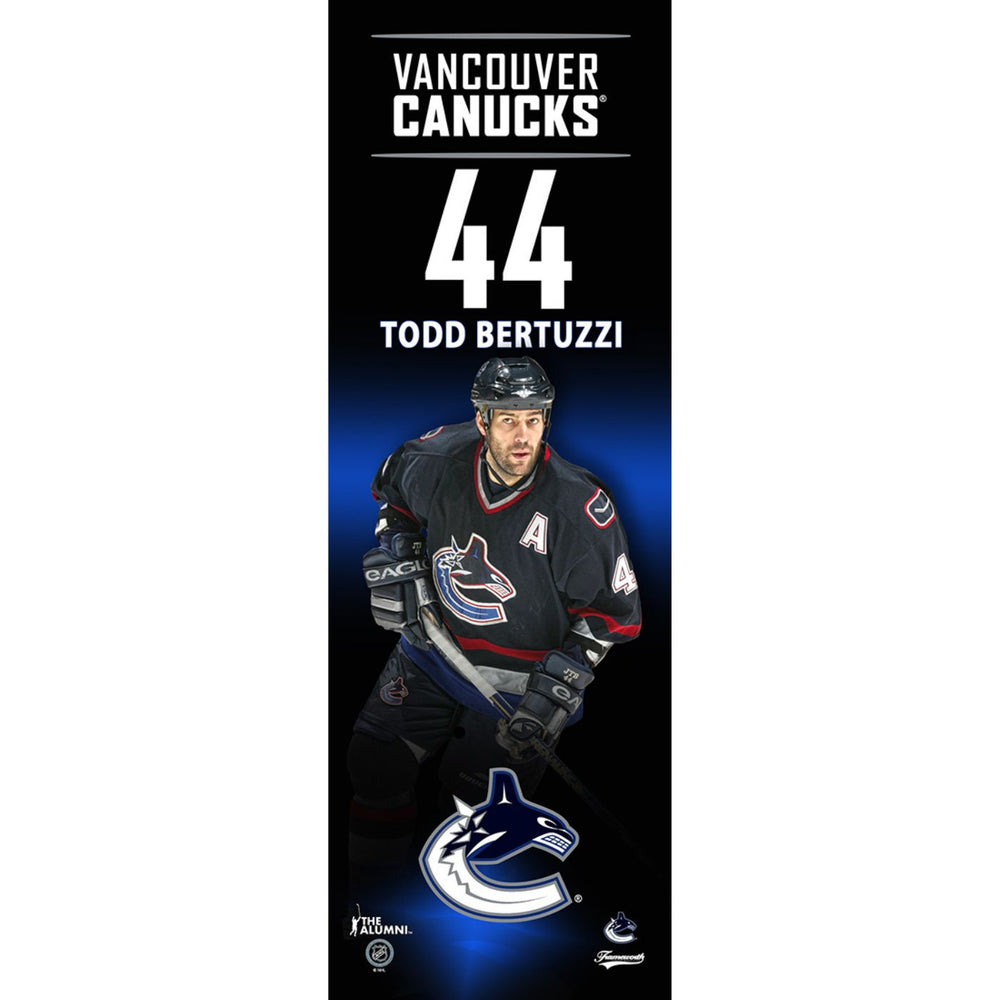 Todd Bertuzzi Vancouver Canucks 5x15 Player Plaque