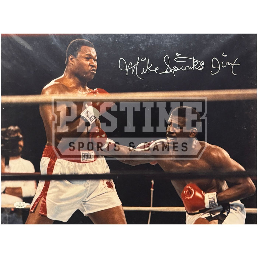 Michael Spinks Autographed Boxing Photo - Pastime Sports & Games