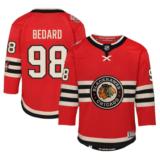 Connor Bedard Chicago Blackhawks 2025 Winter Classic Premier Player Youth Jersey