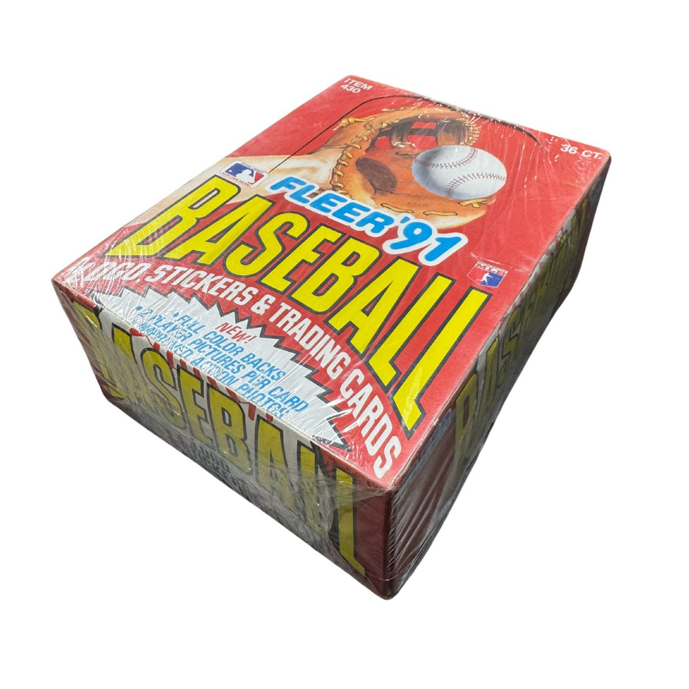 1991 Fleer MLB Baseball Wax Pack / Box