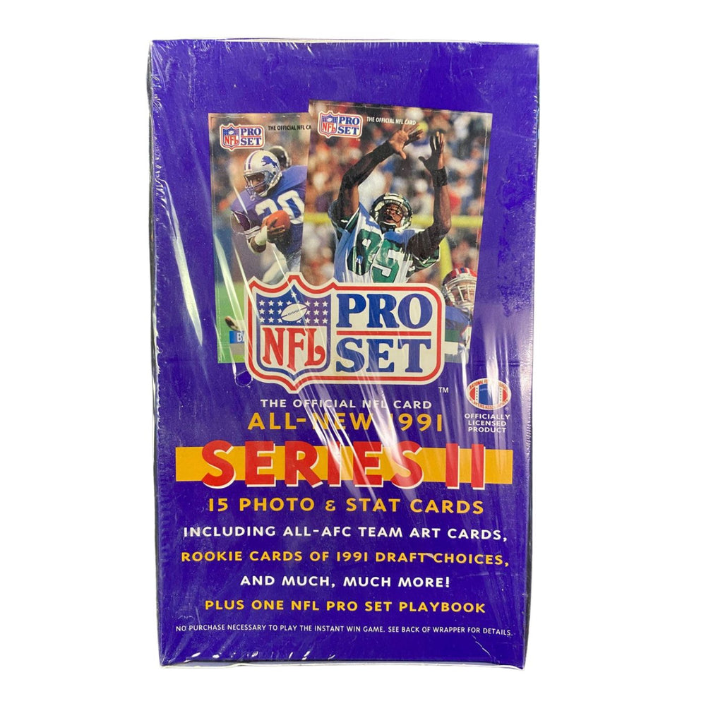 1991 Pro Set Series 2 NFL Football Wax Box - Pastime Sports & Games
