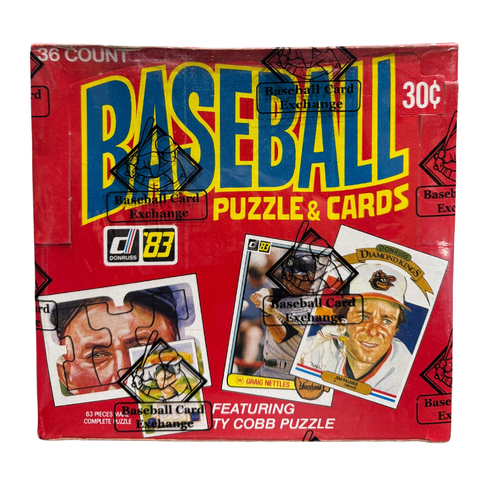 1983 Donruss MLB Baseball Trading Cards Box - Pastime Sports & Games