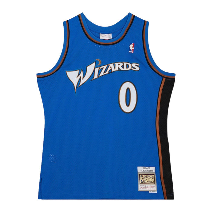 Washington Wizards Gilbert Arenas Blue 2004-05 Hardwood Classics Swingman Jersey - Pastime Sports & Games