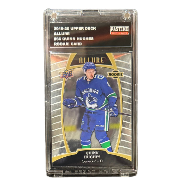 Quinn Hughes 2019/20 Allure Rookie Card Encased in Magpro - Pastime Sports & Games