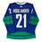 Nils Höglander Autographed Vancouver Canucks Adidas Climalite Home Jersey