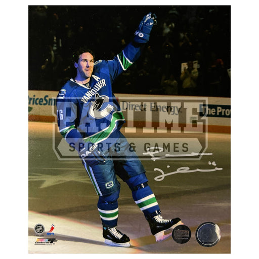 Trevor Linden Autographed Vancouver Canucks Photo (The Final Game) - Pastime Sports & Games