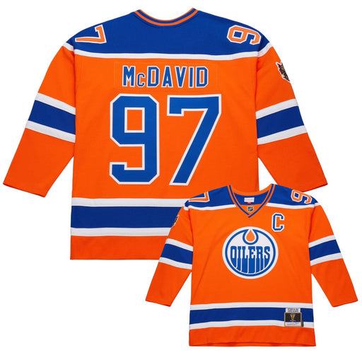 Edmonton Oilers Connor McDavid October 22, 2016 NHL Vintage Hockey Jersey