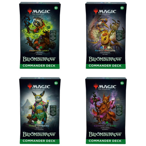 Magic The Gathering Bloomburrow Commander Decks - Pastime Sports & Games