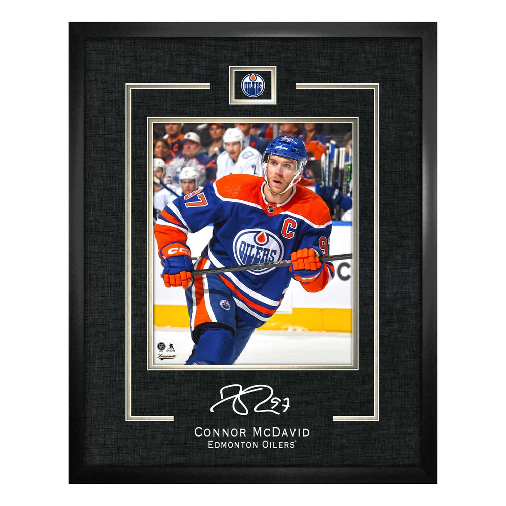 Connor McDavid 16X20 Edmonton Oilers Framed Replica Signature