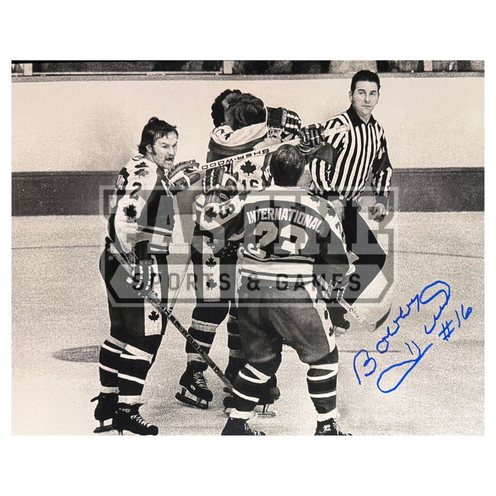 Bobby Hull Autographed Winnipeg Jets Photo (Celebrating 1) - Pastime Sports & Games
