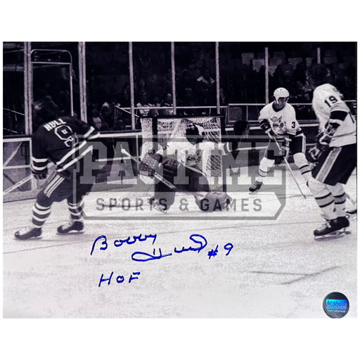 Bobby Hull Autographed Winnipeg Jets Photo (By The Net 2) - Pastime Sports & Games