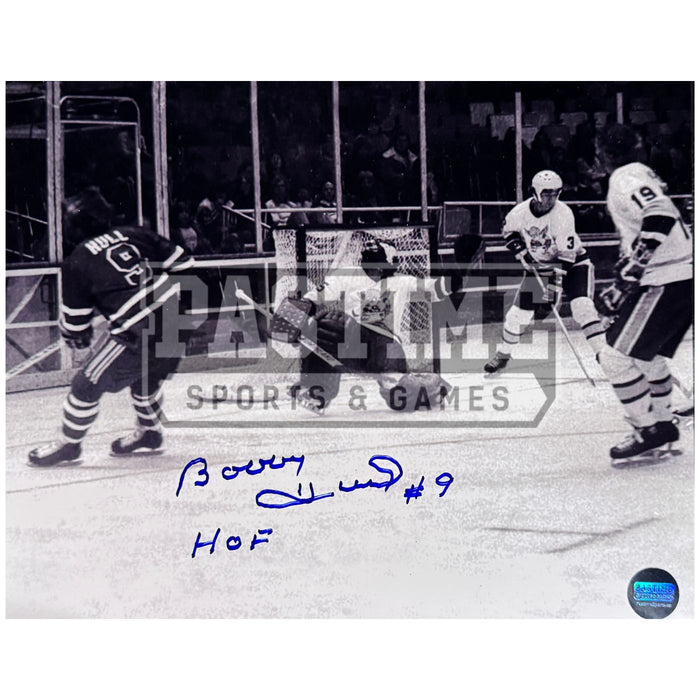 Bobby Hull Autographed Winnipeg Jets Photo (By The Net 2) - Pastime Sports & Games