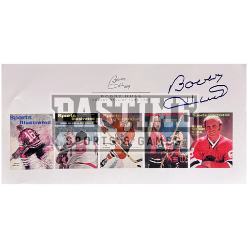 Bobby Hull Autographed Chicago Blackhawks Photo (Hockey Hall Of Fame 1983) - Pastime Sports & Games