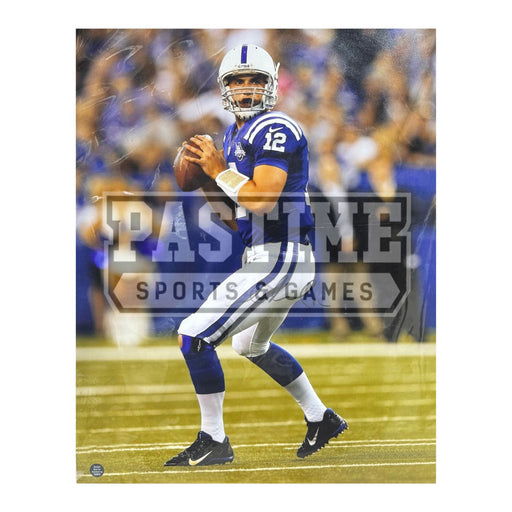 Andrew Luck Autographed Indianapolis Colts Football Photo - Pastime Sports & Games